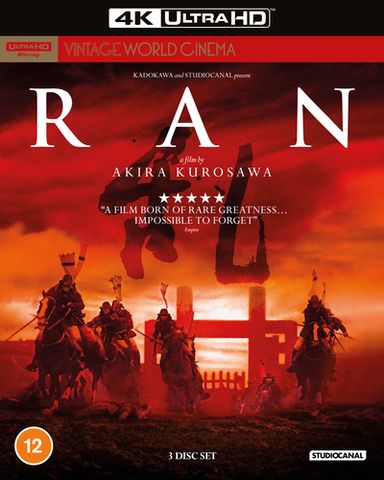 Ran (15) 1985 4K UHD+BR (3 Discs) - CeX (UK): - Buy, Sell, Donate